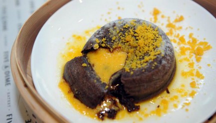 Five and Dime’s salted egg custard lava cake